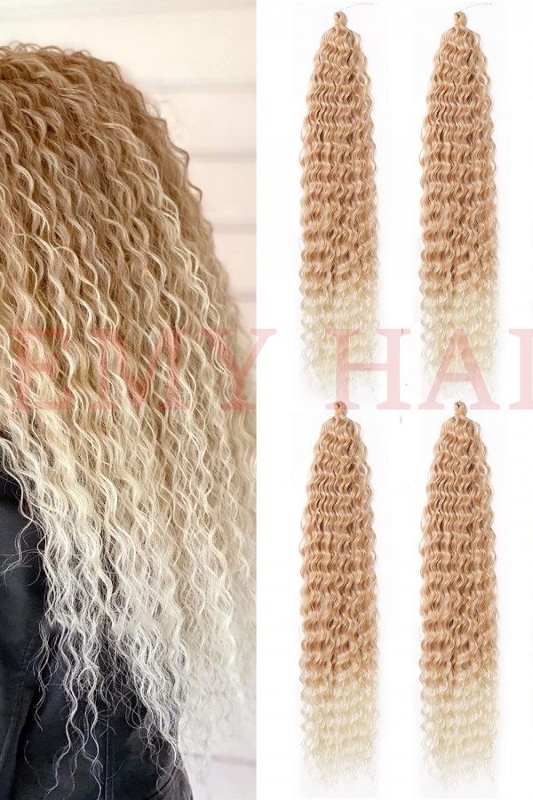 Afro Örgüsü Saç - Küllü Sarı Ombreli 100gr.