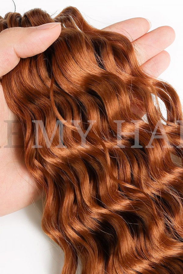 Afro Örgüsü Saç - Açık Kestane 100gr.