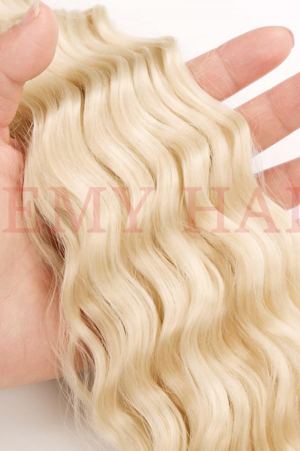 Afro Örgüsü Saç - Platin Sarısı 100gr.