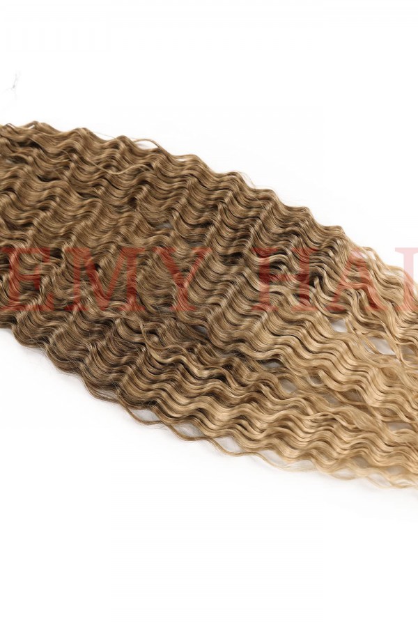 Afro Örgüsü Saç - Kumral Platin Ombreli 100gr.