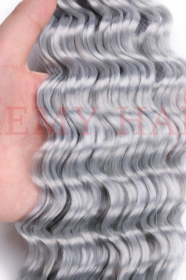 Afro Örgüsü Saç - Gri 100gr. Afro Örgüsü Saç - Gri 100gr.