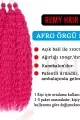 Afro Örgüsü Saç - Fuşya Pembe 100gr. hotpink