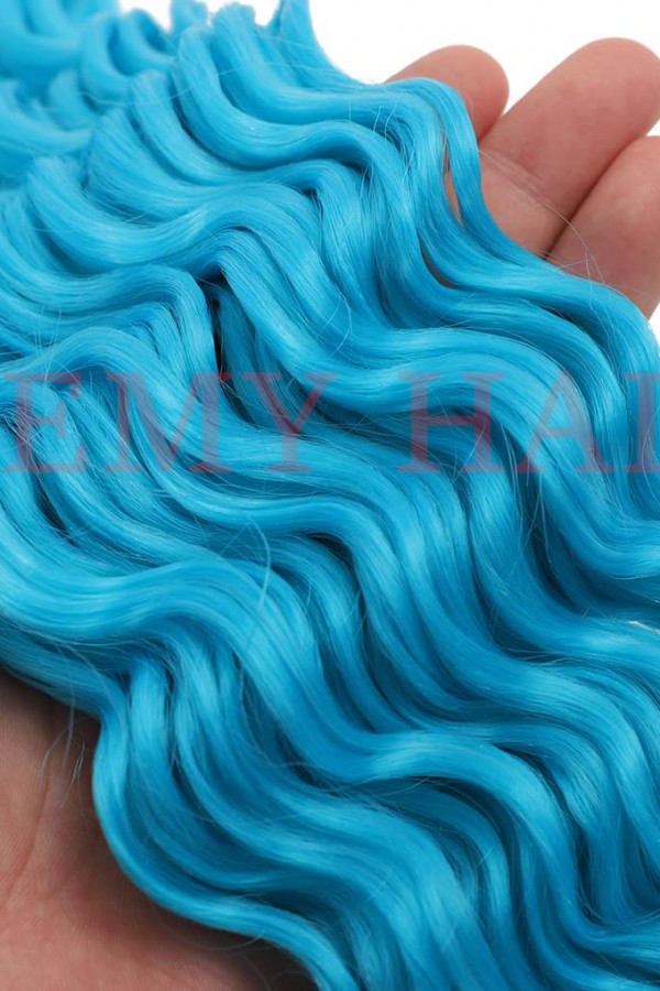 Afro Örgüsü Saç - Lake Blue 100gr.
