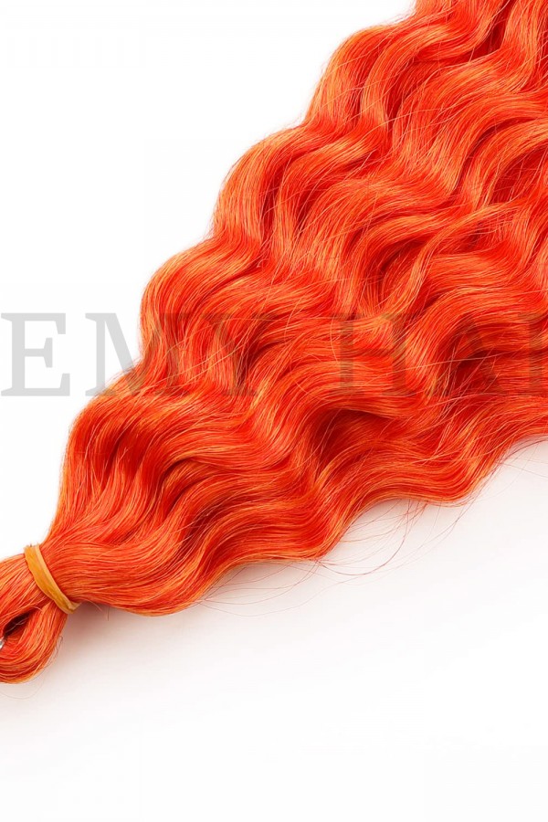 Afro Örgüsü Saç - Bakır Ombreli 100gr. Afro Örgüsü Saç - Bakır Ombreli 100gr.