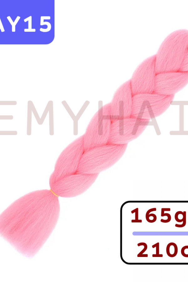 Afrika Örgüsü Saç - Açık Pembe AY15 - 165gr. Afrika Örgüsü Saç - Açık Pembe AY15 - 165gr.