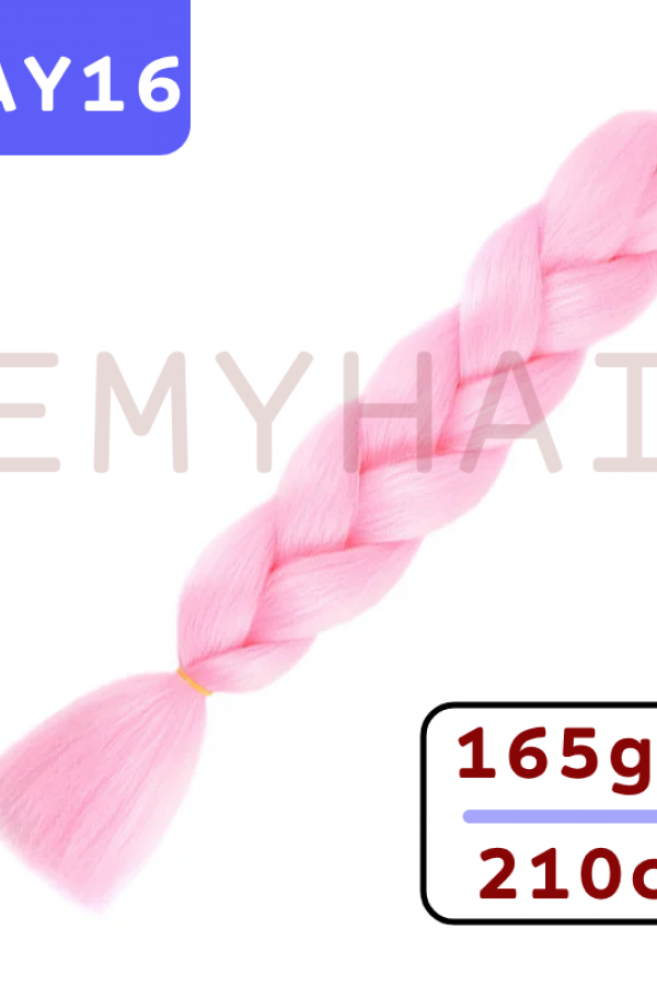 Afrika Örgüsü Saç - Açık Gül Pembe AY16 - 165gr. Afrika Örgüsü Saç - Açık Gül Pembe AY16 - 165gr.