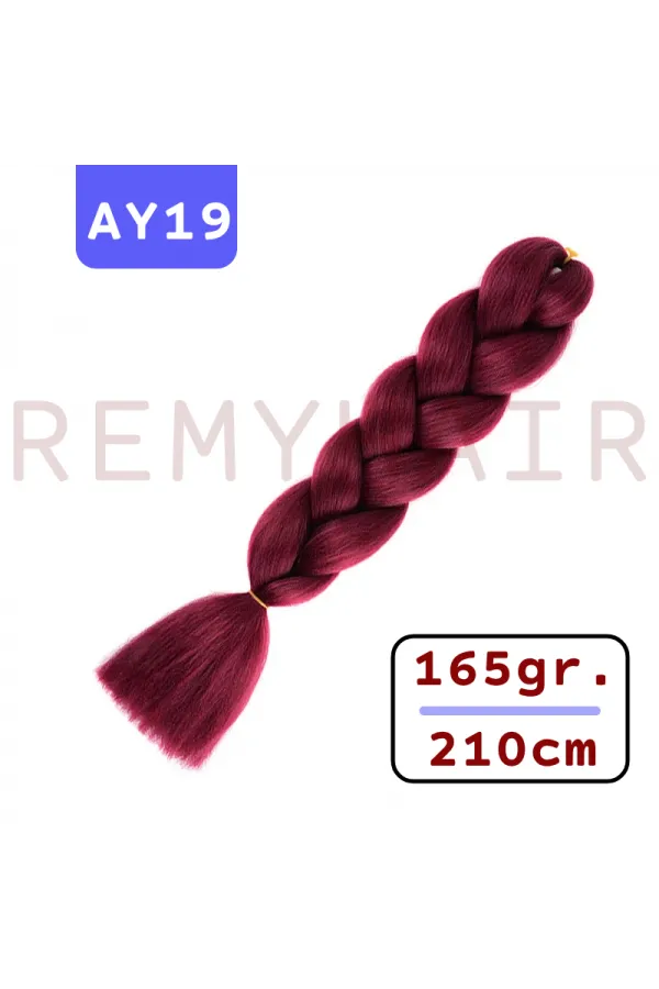 Afrika Örgüsü Saç - Bordo AY19 - 165gr. ay19-165