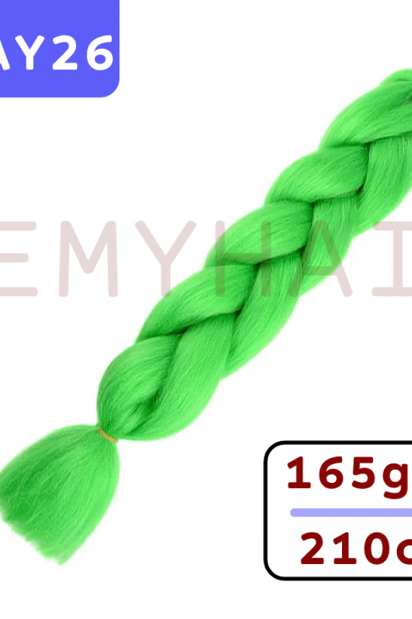 Afrika Örgüsü Saç - Yeşil - AY26 - 165gr.