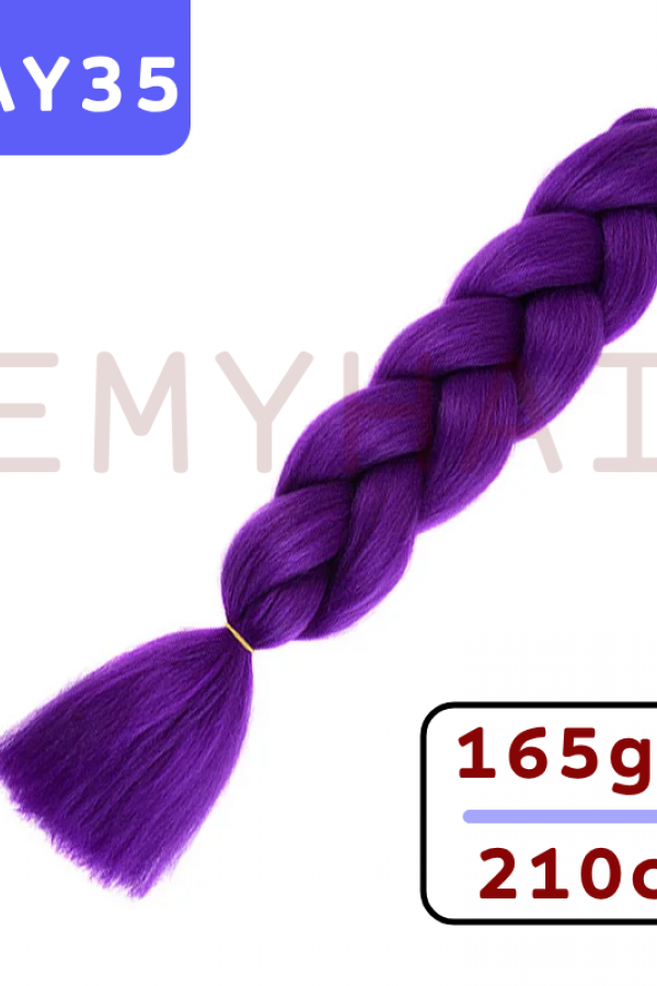 Afrika Örgüsü Saç - Mor AY35 - 165gr.