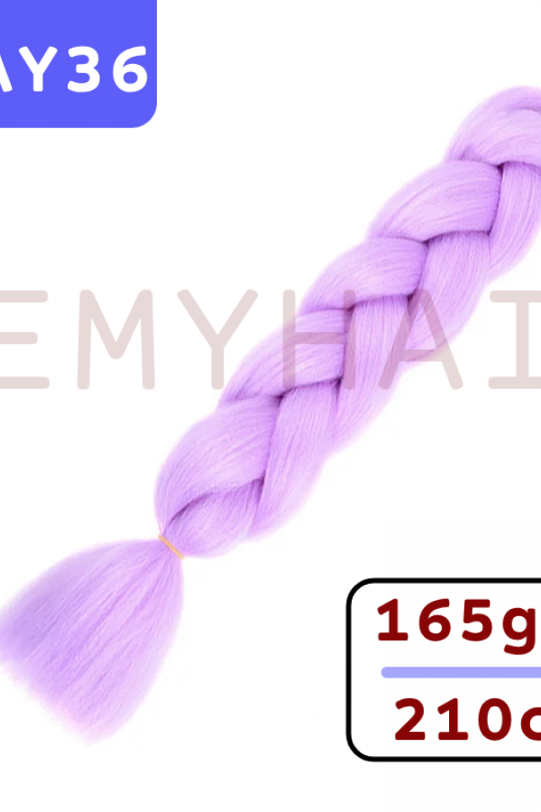 Afrika Örgüsü Saç - Lavanta Moru AY36 - 165gr.