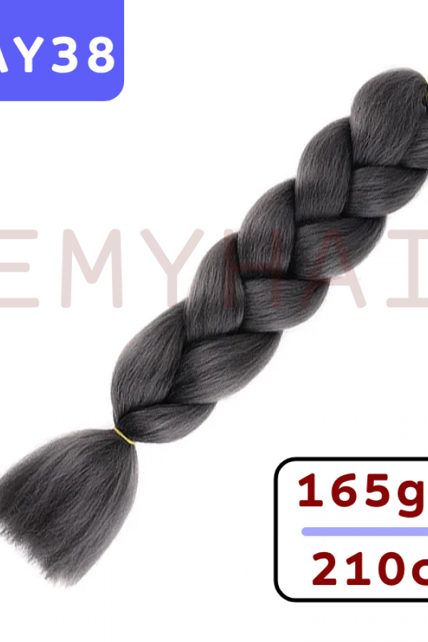 Afrika Örgüsü Saç - Koyu Gri AY38 - 165gr. Afrika Örgüsü Saç - Koyu Gri AY38 - 165gr.