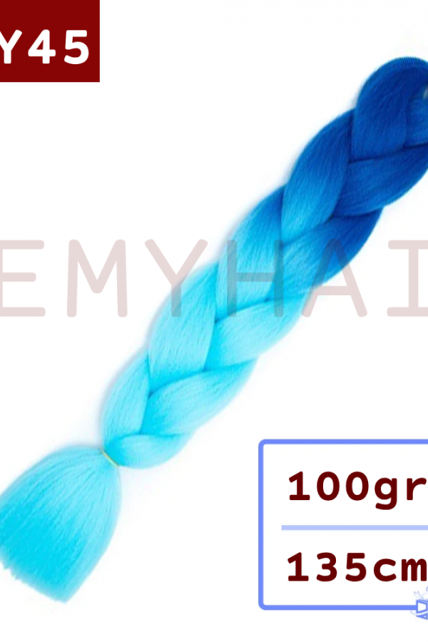 Afrika Örgüsü Saç - Lacivert Turkuaz BY45 - 100gr. Afrika Örgüsü Saç - Lacivert Turkuaz BY45 - 100gr.