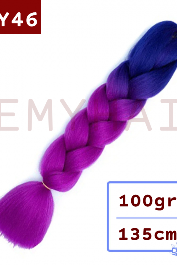 Afrika Örgüsü Saç - Lacivert Mor BY46 - 100gr. Afrika Örgüsü Saç - Lacivert Mor BY46 - 100gr.