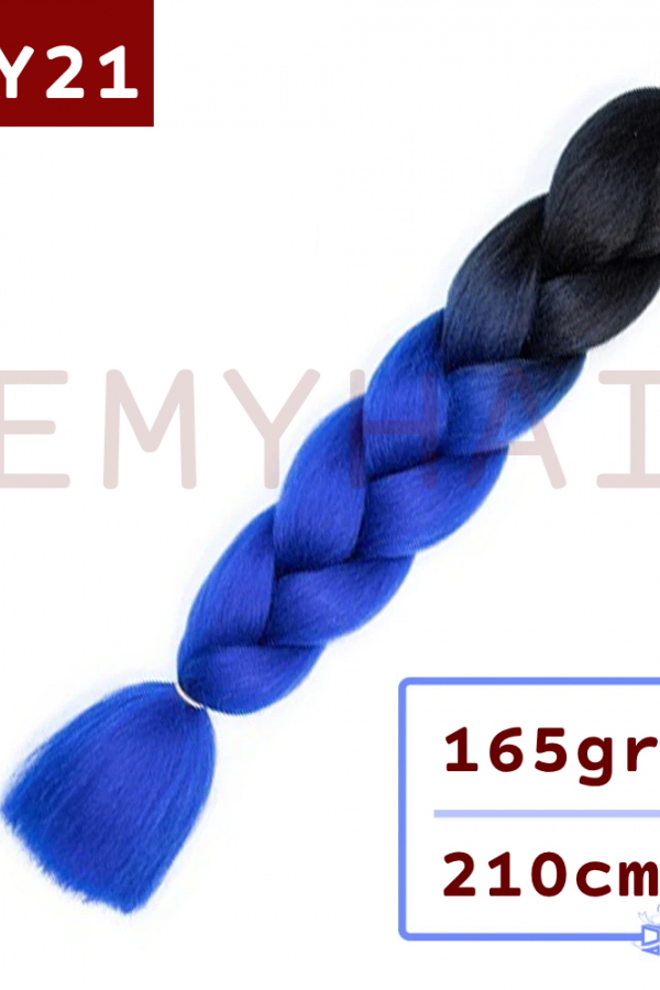 Afrika Örgüsü Saç - Siyah Lacivert BY21 - 165gr.