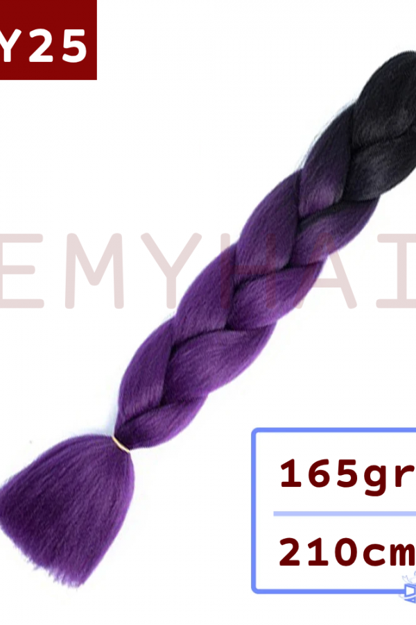 Afrika Örgüsü Saç - Siyah Mürdüm BY25 - 165gr.