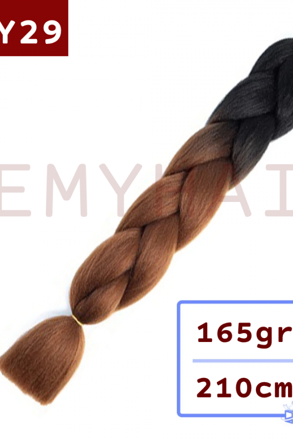 Afrika Örgüsü Saç - Siyah Koyu Kahve BY29 - 165gr.