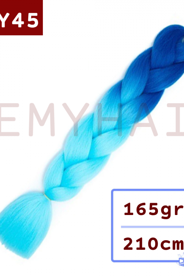 Afrika Örgüsü Saç - Lacivert Turkuaz BY45 - 165gr. Afrika Örgüsü Saç - Lacivert Turkuaz BY45 - 165gr.