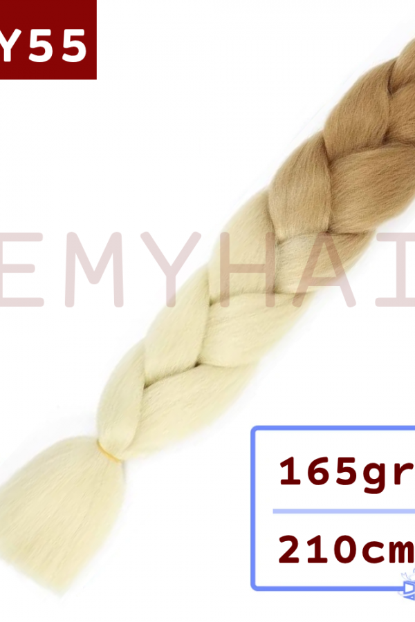 Afrika Örgüsü Saç - Açık Kumral Platin Sarısı BY55 - 165gr. Afrika Örgüsü Saç - Açık Kumral Platin Sarısı BY55 - 165gr.