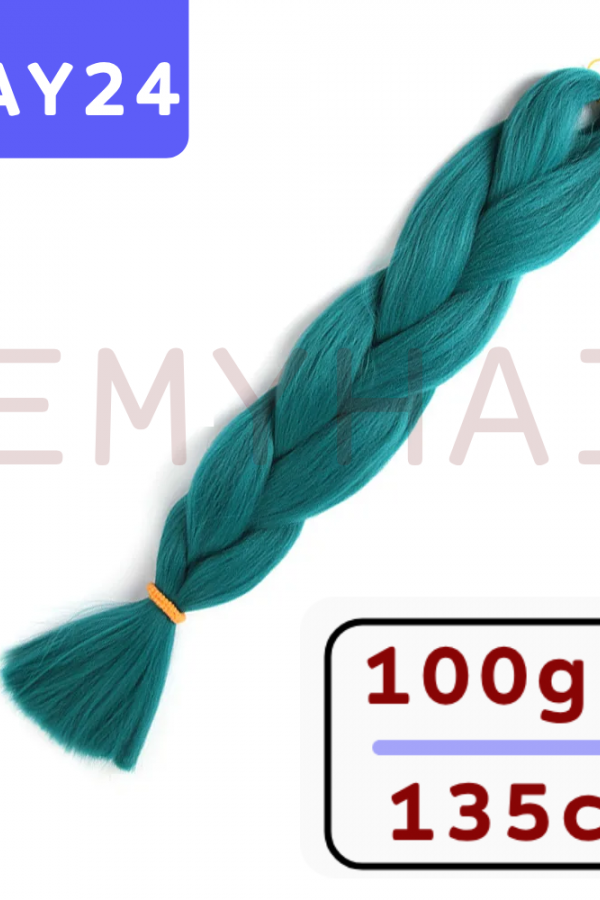 Afrika Örgüsü Saç - Deniz Yeşili - AY24 - 100gr. Afrika Örgüsü Saç - Deniz Yeşili - AY24 - 100gr.