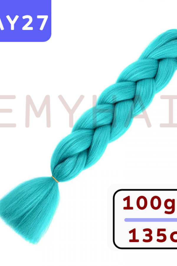 Afrika Örgüsü Saç - Turkuaz AY27 - 100gr. Afrika Örgüsü Saç - Turkuaz AY27 - 100gr.