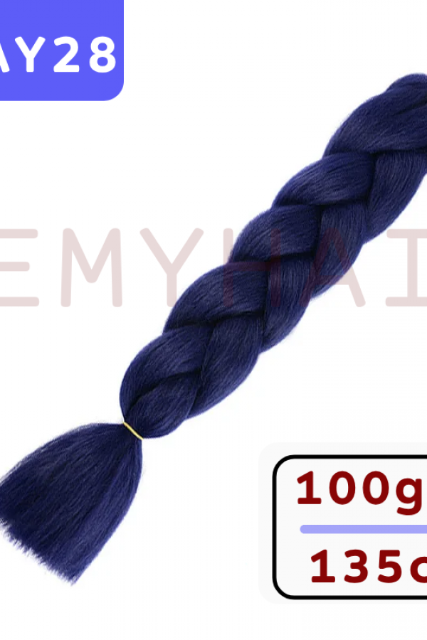 Afrika Örgüsü Saç - Koyu Lacivert AY25 - 100gr.