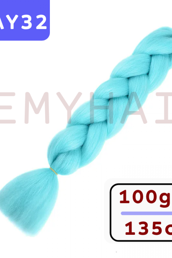 Afrika Örgüsü Saç - Buz Mavisi AY32 - 100gr. Afrika Örgüsü Saç - Buz Mavisi AY32 - 100gr.