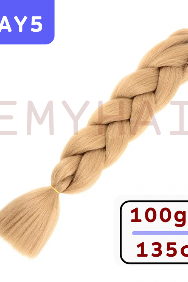 Afrika Örgüsü Saç - Saman Sarısı AY5 - 100gr. Afrika Örgüsü Saç - Saman Sarısı AY5 - 100gr.