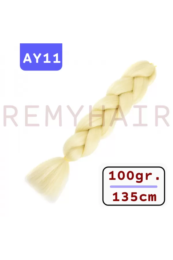 Afrika Örgüsü Saç - Platin Sarısı - AY11 - 100gr. ay11