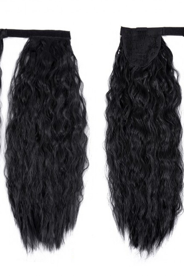 Siyah Dolamalı Dalgalı At Kuyruğu Renk No:2
