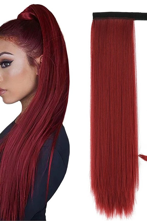 Kızıl Renk Dolamalı Düz At Kuyruğu Renk No:850A