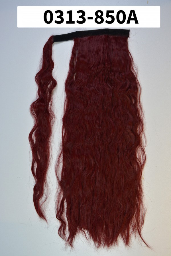 Kızıl Renk Dolamalı Dalgalı At Kuyruğu Renk No:850A