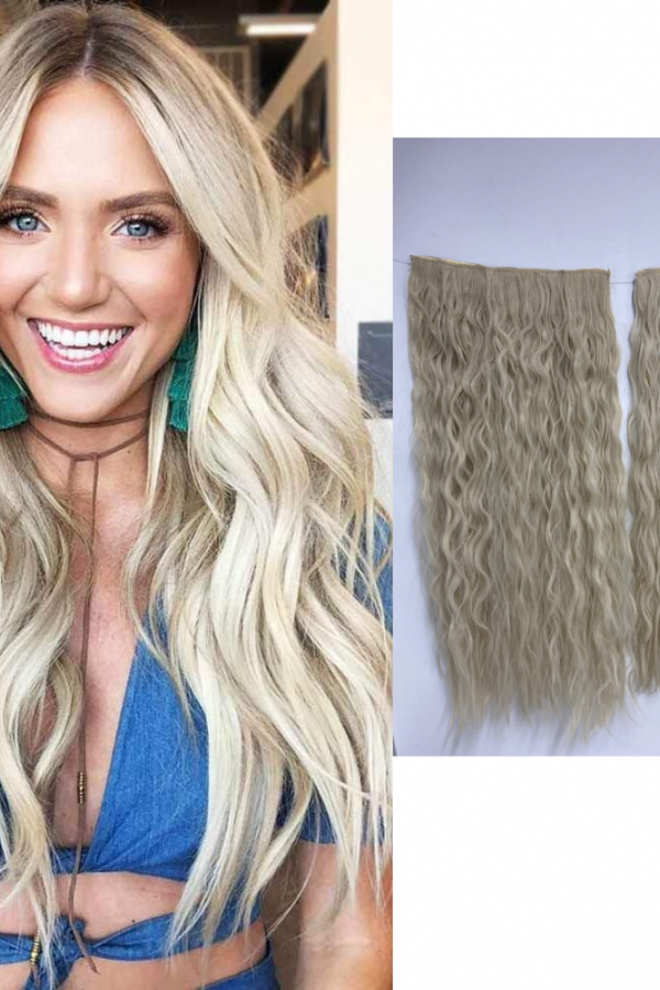 PLATİN Afro Dalgalı – 65cm 190 gr. FİBER SENTETİK Çıt Çıt – Renk No:60A PLATİN Afro Dalgalı – 65cm 190 gr. FİBER SENTETİK Çıt Çıt – Renk No:60A
