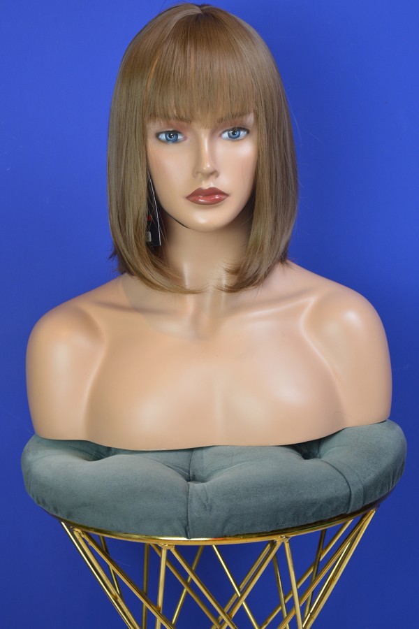 Kısa Küt Kahverengi Fiber Sentetik