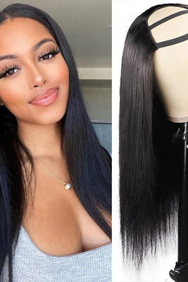 Special Yarım Peruk Doğal Siyah Renk Hayalet Peruk