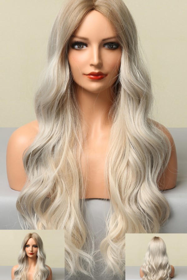 Exclusive Luxury Silver Ombreli Perçemsiz Peruk Exclusive Luxury Silver Ombreli Perçemsiz Peruk